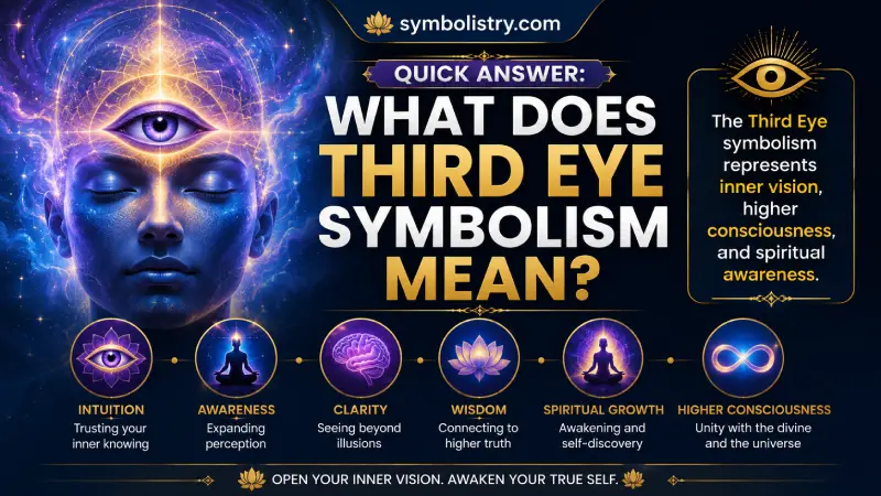 Quick Answer: What Does Third Eye Symbolism Mean?