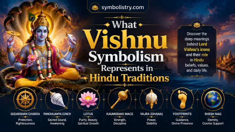 What Vishnu Symbolism Represents in Hindu Traditions