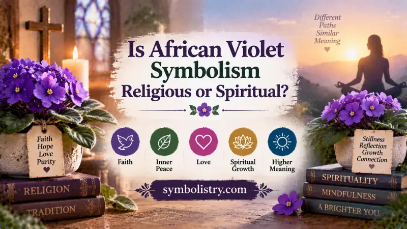 Is African Violet Symbolism Religious or Spiritual?