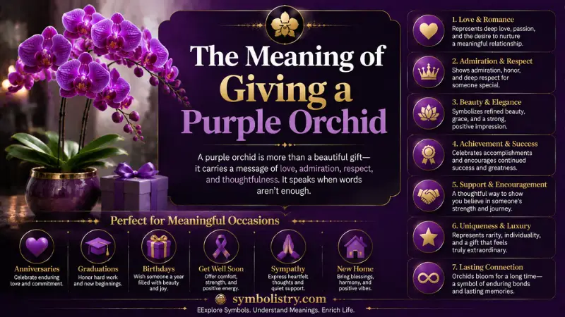 Are purple orchids good luck?