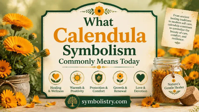 What Calendula Symbolism Commonly Means Today