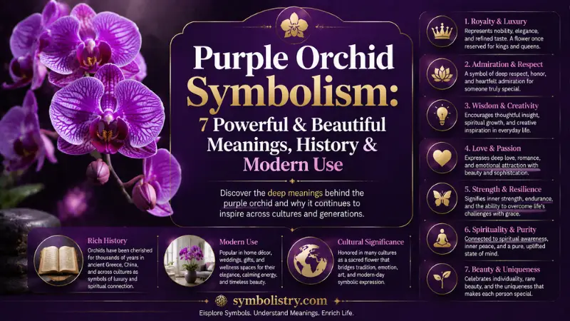 Purple Orchid Symbolism: 7 Powerful & Beautiful Meanings, History & Modern Use