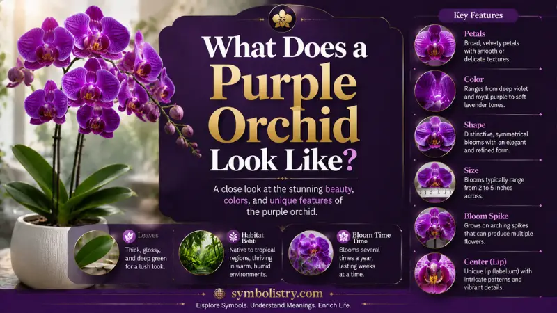 What Does a Purple Orchid Look Like?