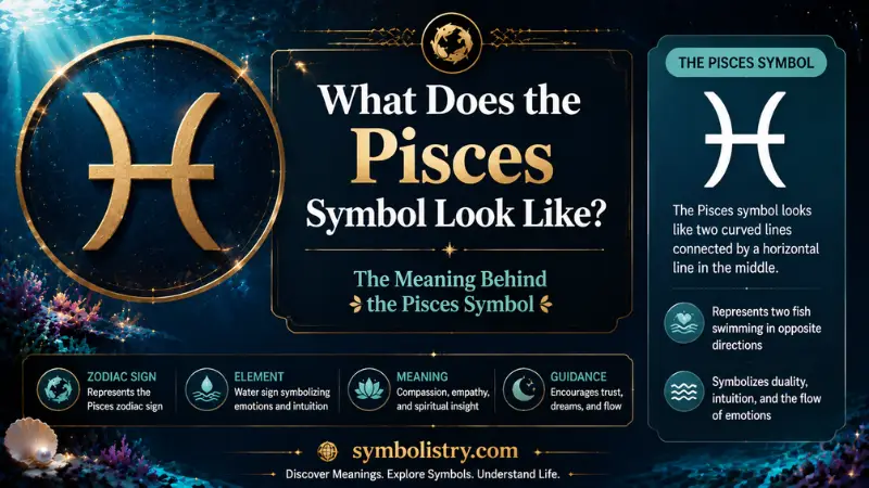What Does the Pisces Symbol Look Like?