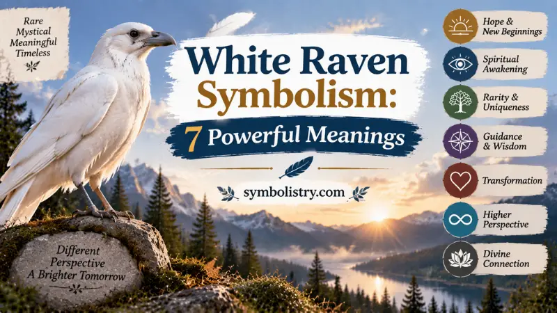 White Raven Symbolism: 7 Powerful Meanings
